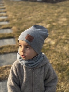 Czapka i komin bawełna