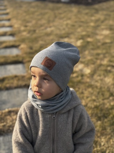 Czapka i komin bawełna