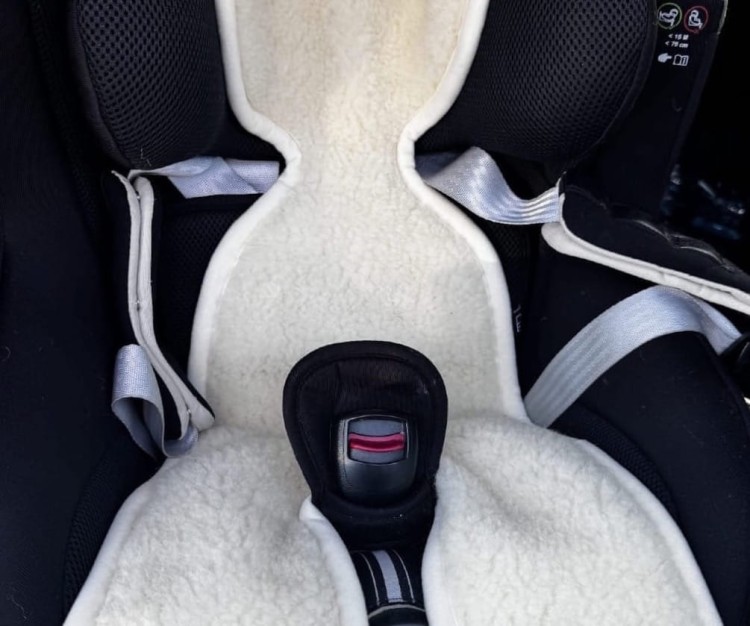 wkładka z wełny merino do fotelika