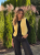 kamizelka damska w kolorze bananowym z wełny merino